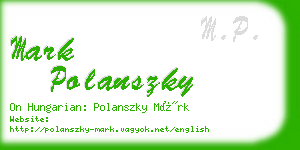 mark polanszky business card